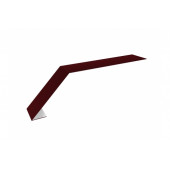 Планка капельник 100х60 0,5 Satin с пленкой RAL 3005 красное вино