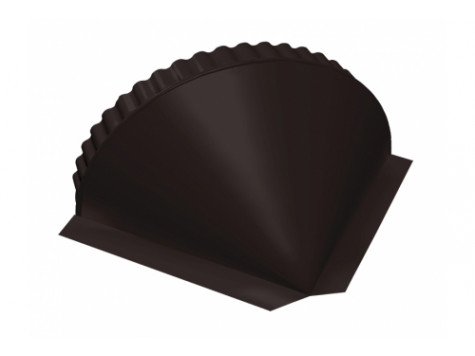 Заглушка малая конусная 0,45 Drap RAL 9005 черный