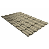 Металлочерепица кредо 0,5 Satin RAL 1015 светлая слоновая кость