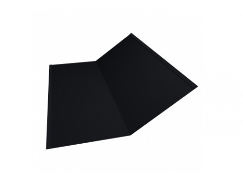 Планка ендовы нижней 300х300 0,45 Drap RAL 9005 черный