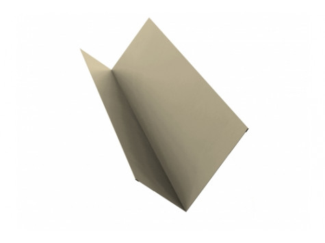 Планка примыкания 90х140 0,5 Satin с пленкой RAL 1015 светлая слоновая кость