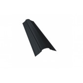 Планка конька фигурного 70x70 0,5 GreenCoat Pural BT, matt RR2Н3 (RAL 7016 антрацитово-серый)