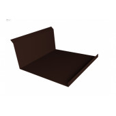 Планка примыкания нижняя 20х122х260х15 0,5 Satin Мatt RAL 8017 шоколад