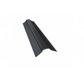 Планка конька фигурного 70x70 0,5 GreenCoat Pural BT RR 23 темно-серый (RAL 7024 мокрый асфальт)