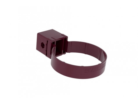 Хомут трубы Kliker ПВХ Grand Line Premium бордо (инд.упак.) (RAL 3005)