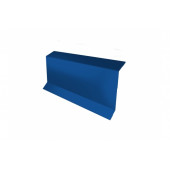 Планка примыкание в штробу 60 0,5 Satin с пленкой RAL 5005 сигнальный синий