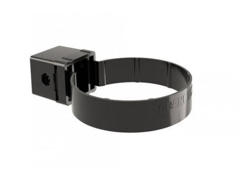 Хомут трубы Kliker ПВХ GL Premium черный (RAL 9005)