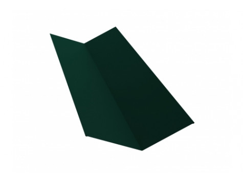 Планка ендовы верхней 145х145 0,5 Velur RAL 6005 зеленый мох