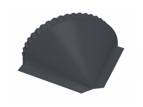 Заглушка малая конусная Satin Мatt RAL 7024 мокрый асфальт