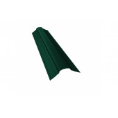 Планка конька фигурного 70x70 0,45 PE-Double RAL 6005 зеленый мох