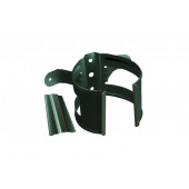 Хомут трубы металлический на дерево Grand Line ПВХ зелёный (RAL 6005)